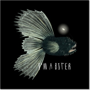 I'm a biter - white Posters and Art